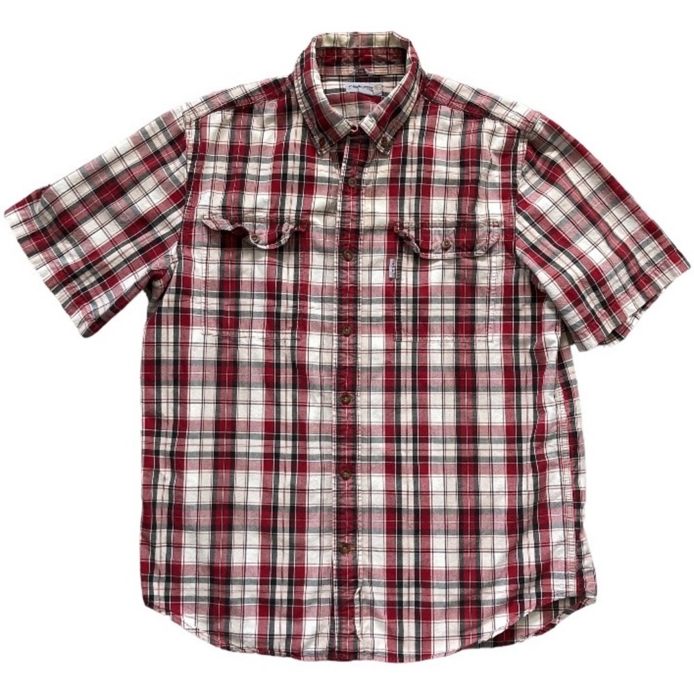 Plaid Carhartt Shortsleeve Buttondown Shirt